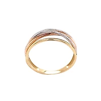 BAGUE OR TROIS TONS 10K