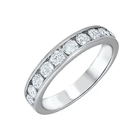 BAGUE OR BLANC 14CT