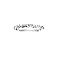 10K WHITE GOLD RING