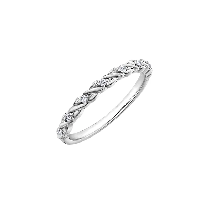 10K WHITE GOLD RING