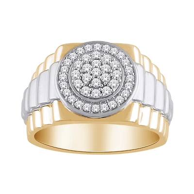 10K 2 TONE GOLD RING