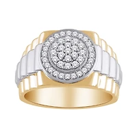10K 2 TONE GOLD RING