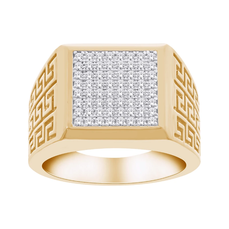 BAGUE OR JAUNE 10K