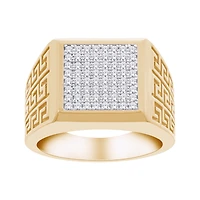 BAGUE OR JAUNE 10K