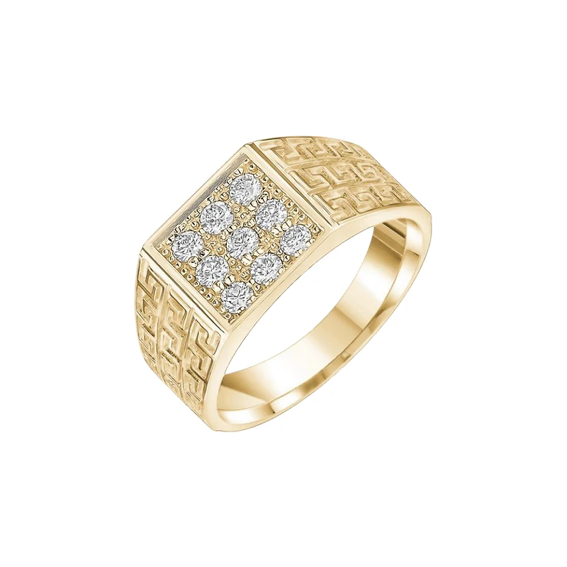 MEN'S RING 10K YELLOW GOLD