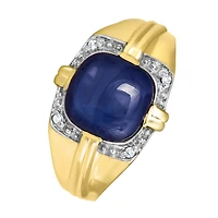 JONC POUR HOMME EN OR JAUNE 10CT