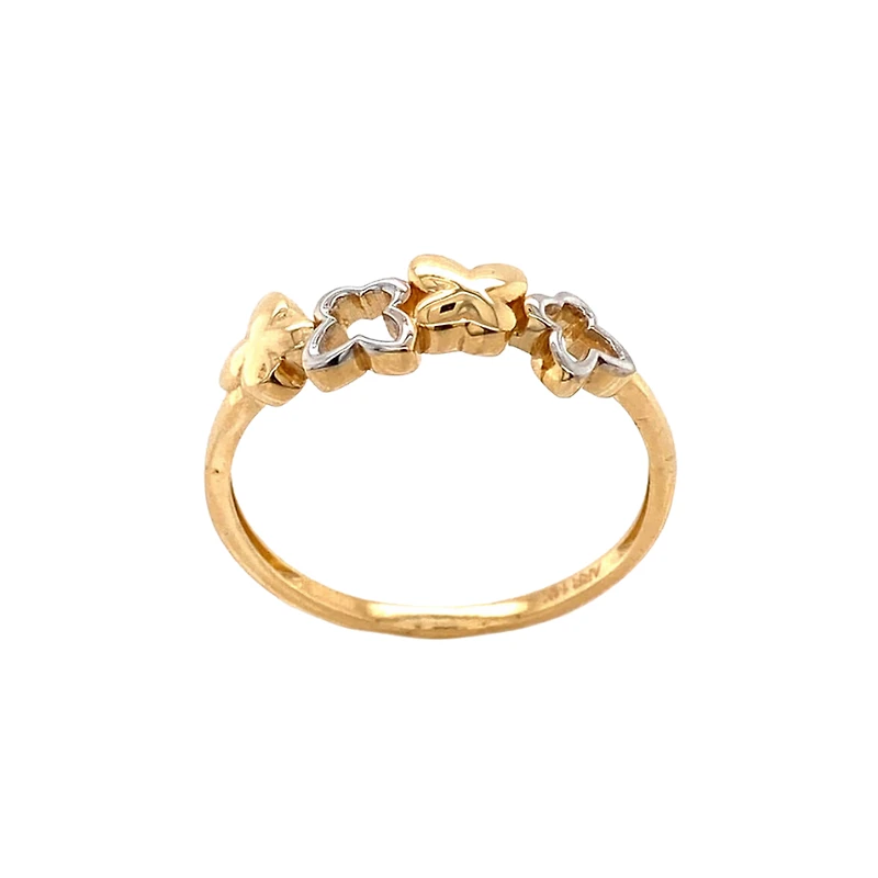 BAGUE ''JEUNE FILLE'' OR JAUNE 10K
