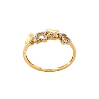 BAGUE ''JEUNE FILLE'' OR JAUNE 10K