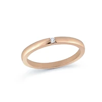 JONC TIFFANY EN OR 10K AVEC DIAMANT