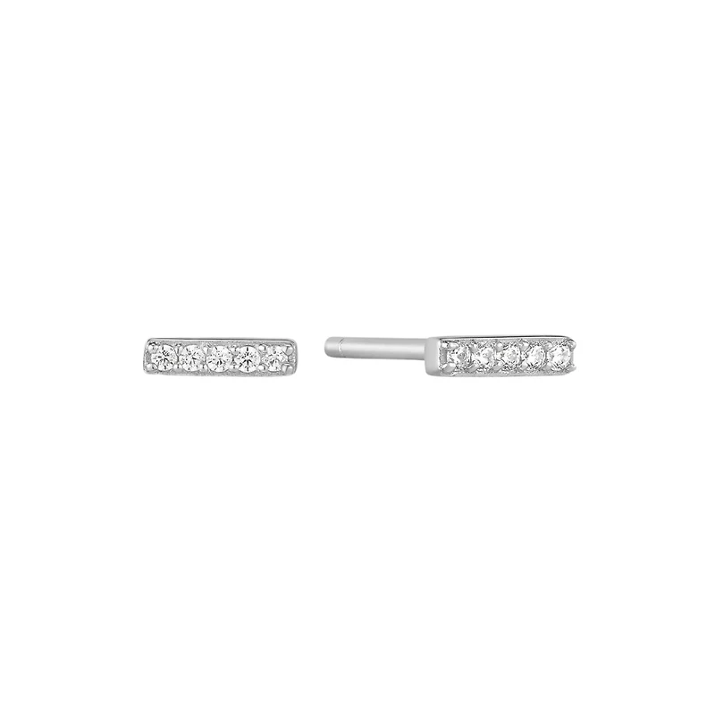 925 SILVER EARRINGS- RHODIUM