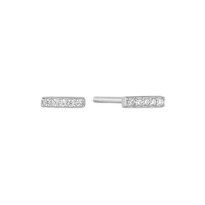925 SILVER EARRINGS- RHODIUM