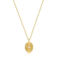 SILVER PENDANT NECKLACE 20''