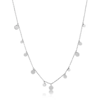925 SILVER NECKLACE- RHODIUM 18’’