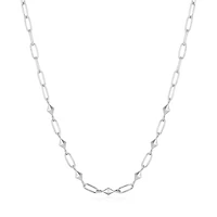925 SILVER NECKLACE- RHODIUM 16