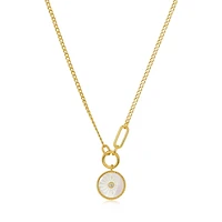 SILVER PENDANT NECKLACE 19''
