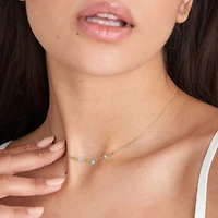 SILVER NECKLACE 17''