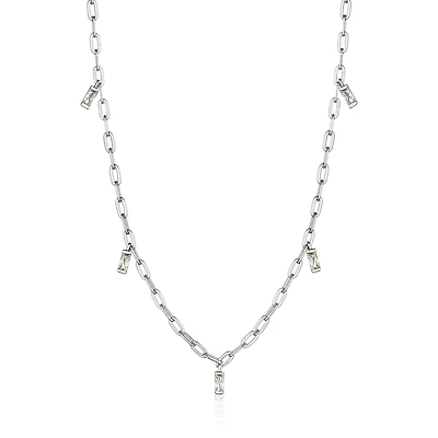 COLLIER EN ARGENT – RHODIUM 16’’