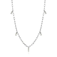 COLLIER EN ARGENT – RHODIUM 16’’
