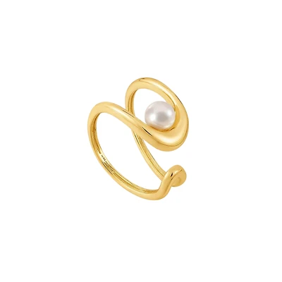 BAGUE EN ARGENT PLAQUÉ OR 14K