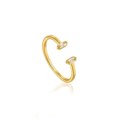 BAGUE EN ARGENT PLAQUÉE OR 14K