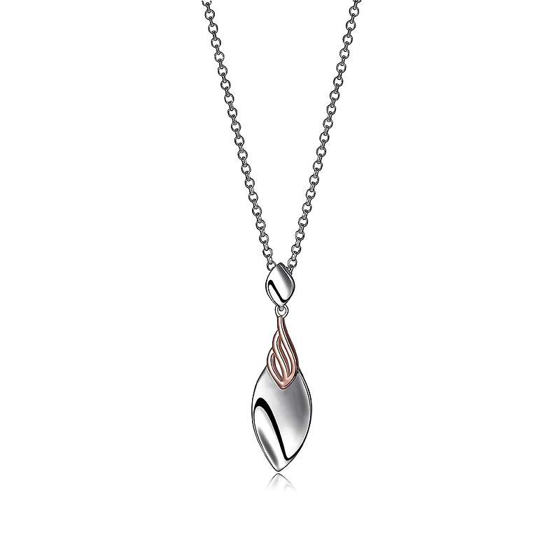 STERLING SILVER PENDANT WITH RUBY