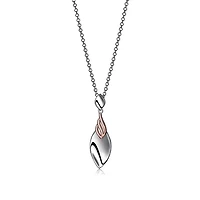STERLING SILVER PENDANT WITH RUBY