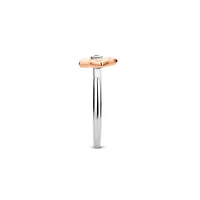 SILVER RING WITH ZIRCON