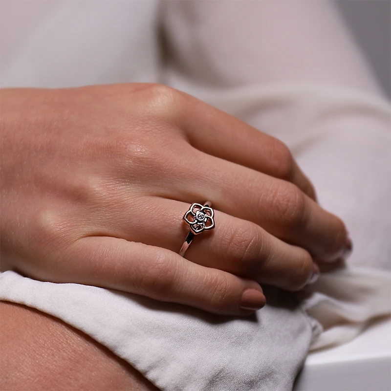 BAGUE ARGENT AVEC ZIRCON