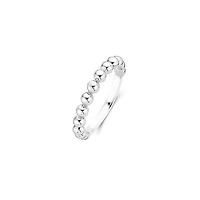 SILVER RING WITH BALLS