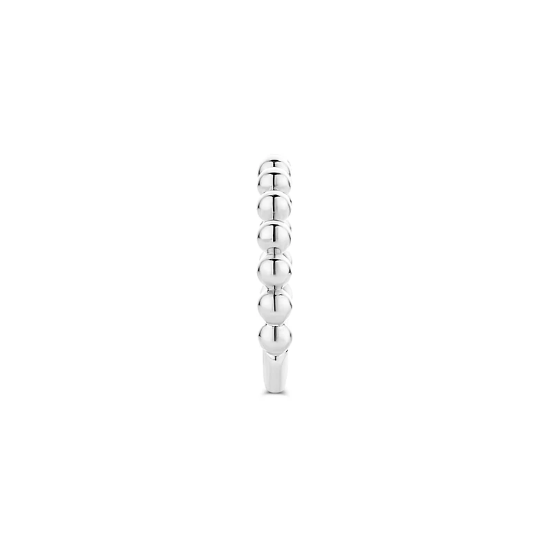 SILVER RING WITH BALLS