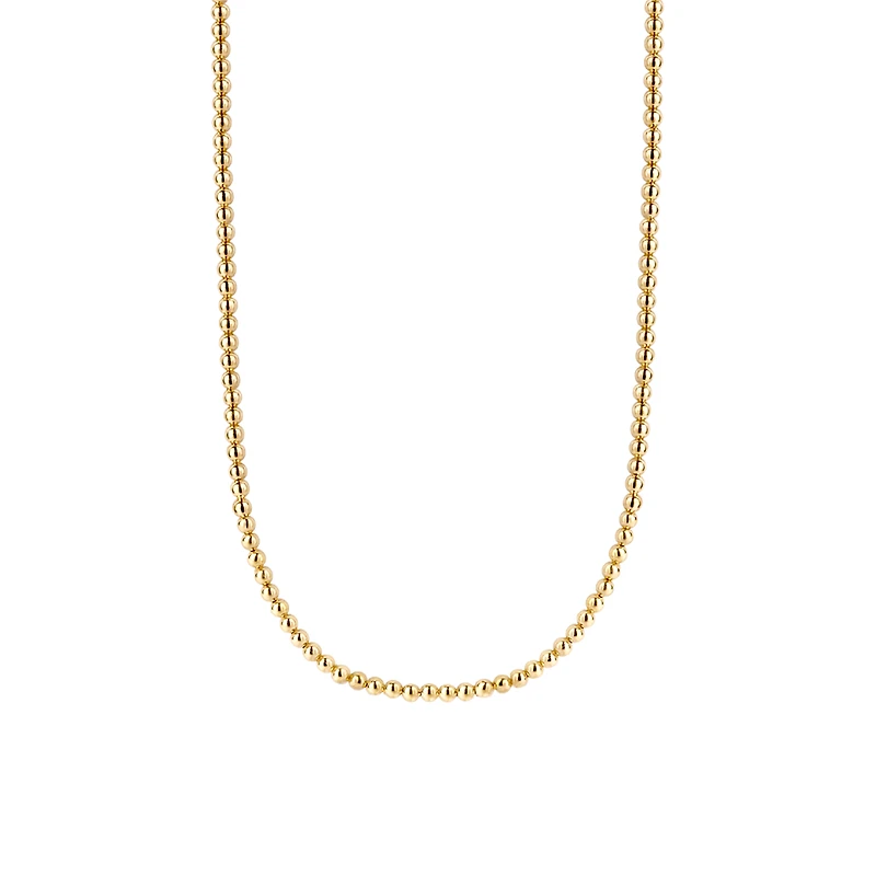 SILVER NECKLACE WITH BALLS