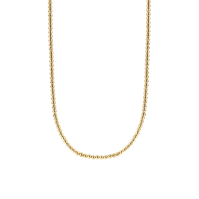 SILVER NECKLACE WITH BALLS