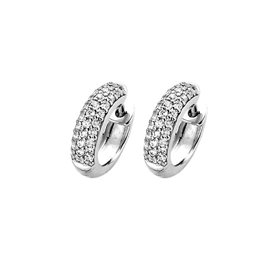 STERLING SILVER RHODIUM EARRINGS