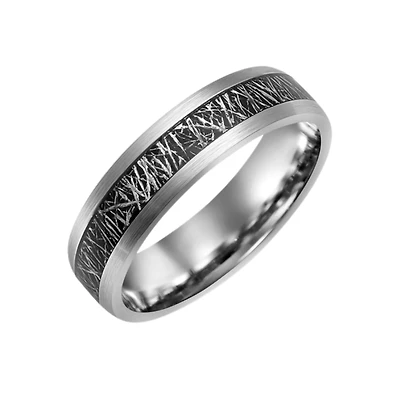 METEORITE TUNGSTEN BAND 6MM
