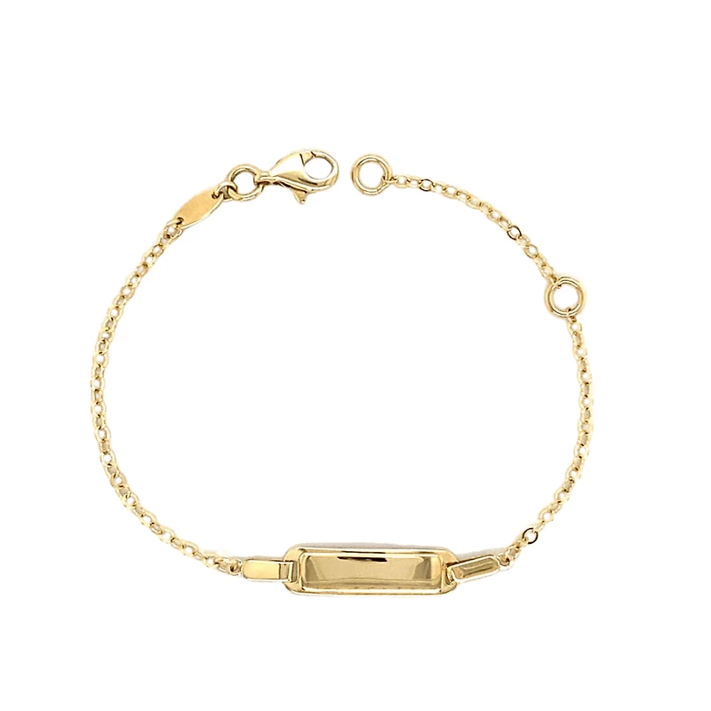 BRACELET OR JAUNE 10K - 6''