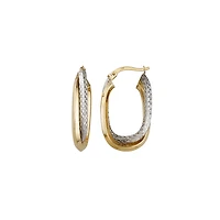 BOUCLES D'OREILLES OR 10K - 18MM