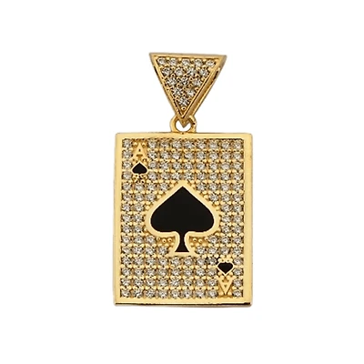 PENDENTIF OR JAUNE 10K