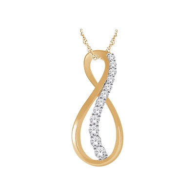 10K YELLOW GOLD PENDANT