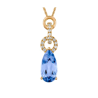 14K PINK GOLD PENDANT