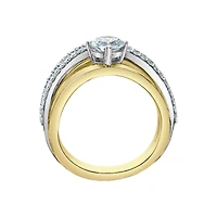 BAGUE OR JAUNE 14K