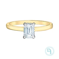 14k two-tone gold ring