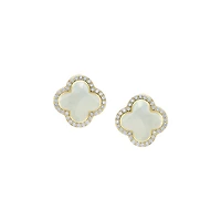 BOUCLES D'OREILLES OR JAUNE 10K