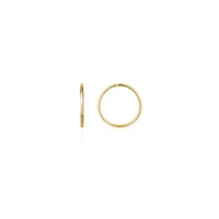 12MM SLEEPERS EARRINGS IN 10K GOLD