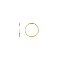 15MM SLEEPERS EARRINGS IN 10K GOLD