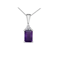PENDENTIF OR BLANC 10K