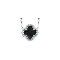 10K WHITE GOLD PENDANT