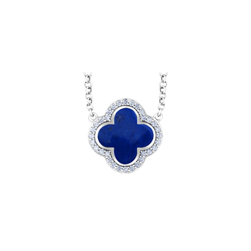 10K WHITE GOLD PENDANT