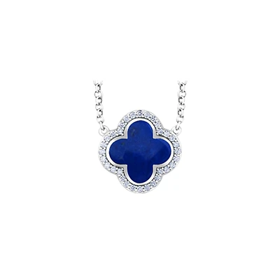 10K WHITE GOLD PENDANT