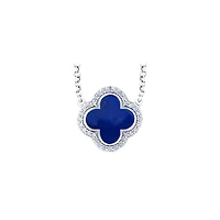 10K WHITE GOLD PENDANT
