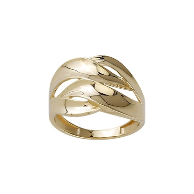 BAGUE OR JAUNE 10K